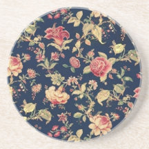 Caboteur rose floral vintage élégant dessous de verre