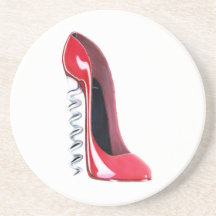 Caboteur stylet de chaussure de tire-bouchon dessous de verre