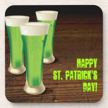 Caboteur vert de liège de Jour de la Saint Patrick Sous-bock