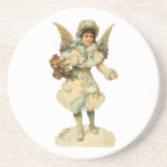 Caboteur vintage d'ange de Noël Dessous De Verre