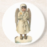 Caboteur vintage d'ange de Noël Dessous De Verres