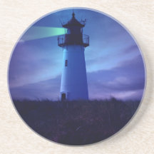 Caboteurs de balise de phare dessous de verres