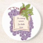 Caboteurs de citation de vin dessous de verre