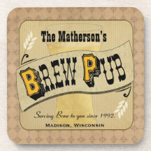 Caboteurs de coutume de Pub de Brew Dessous-de-verre