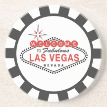 Caboteurs de jeton de poker de Las Vegas Dessous De Verre