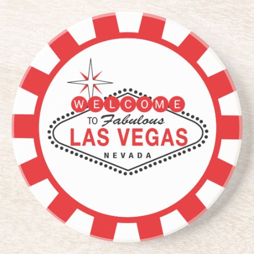 Caboteurs de jeton de poker de Las Vegas Dessous De Verres
