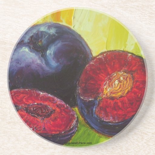Caboteurs de prunes dessous de verre