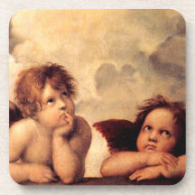 Caboteurs de Sistine Madonna d'anges de Raphael Sous-bock