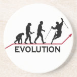 Caboteurs d'évolution de ski dessous de verres
