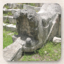 Caboteurs maya de ruine de serpent dessous-de-verre