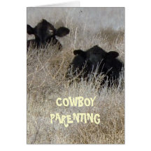 Cachez et allez recherche - Parenting de cowboy Carte De Vœux