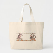 Cadeau d'amitié de zodiaque de Bélier de Cancer de Sacs En Toile