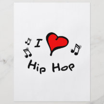 Cadeau de Coeur-Amour du hip hop I Prospectus Personnalisés