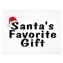 Cadeau de favori de Santa Invitations Personnalisées