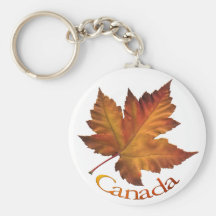 Cadeau de feuille d'érable du Canada de porte - cl Porte-clé
