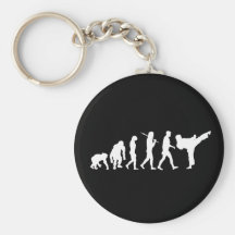 Cadeau de formation de Dojo d'amants de karaté Porte-clefs