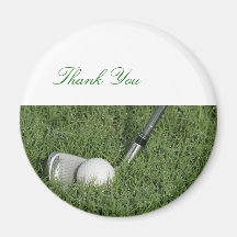 Cadeau de golf de Merci Aimant Pour Réfrigérateur