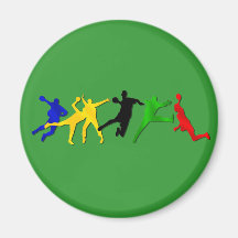 Cadeau de handball pour des joueurs et des fans de aimants