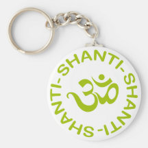 Cadeau de l'OM Shanti Shanti Shanti Porte-clés