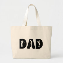 Cadeau de papa de golf sacs fourre-tout