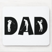 Cadeau de papa de golf tapis de souris