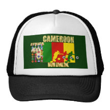 Cadeau de qualification du football de drapeaux de casquette