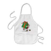 Cadeau de Santa de tablier d'amour pour des enfant