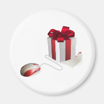 Cadeau de souris d'ordinateur aimants pour réfrigérateur