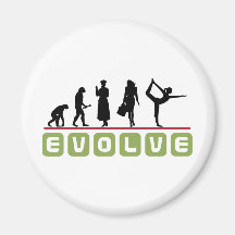 Cadeau drôle de yoga aimants