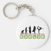 Cadeau drôle de yoga porte-clé