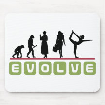 Cadeau drôle de yoga tapis de souris
