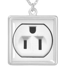 Cadeau électrique drôle de débouché pour des élect pendentifs