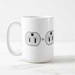 Cadeau électrique drôle d'électricien de la tasse  tasses