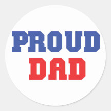 Cadeau fier de papa autocollants
