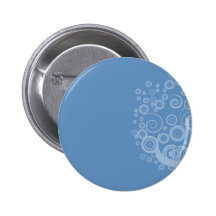 Cadeau floral bleuâtre de valentine d'arbre badge