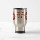 Cadeau romantique de Saint-Valentin de geeks rouge Tasses