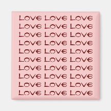 Cadeau rose de Valentines de Magnet_Romantic d'amo Aimants