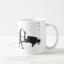 Cadeau sous-marin de plongée à l'air de plongeurs  mug à café