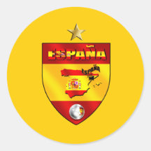 Cadeau une étoile de champions d'Espana Autocollants