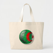 Cadeaux algériens de ballon de football de drapeau sac
