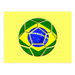 Cadeaux brésiliens de ballon de football de futebo carte postale