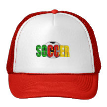 Cadeaux canerounais de logo de drapeau de ballon d casquettes