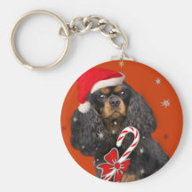 Cadeaux cavaliers du Roi Charles Père Noël Porte-clef