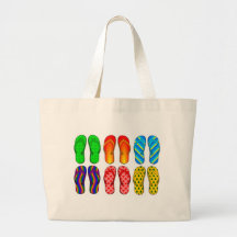 Cadeaux colorés d'été de thème de plage d'amusemen sac fourre-tout