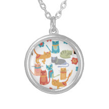 Cadeaux colorés d'impression de chats de Kitty pou Collier
