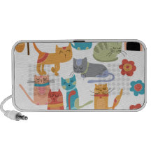 Cadeaux colorés d'impression de chats de Kitty pou Mini Haut-parleurs