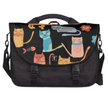 Cadeaux colorés mignons de chats de Kitty pour des Sacs Pour Ordinateurs Portables