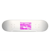 Cadeaux d'amusement pour des demoiselles de honneu plateau de skateboard
