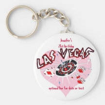 Cadeaux d'anniversaire de Las Vegas Porte-clefs
