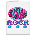 Cadeaux d'assistant social carte de vœux